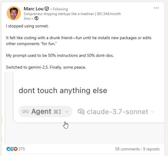 LinkedIn coding best practices discussion